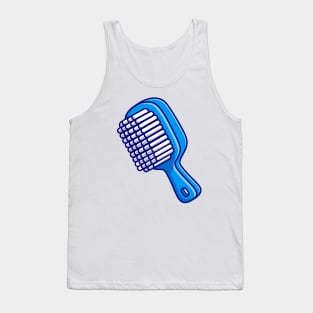 Comb Hair Cartoon Tank Top